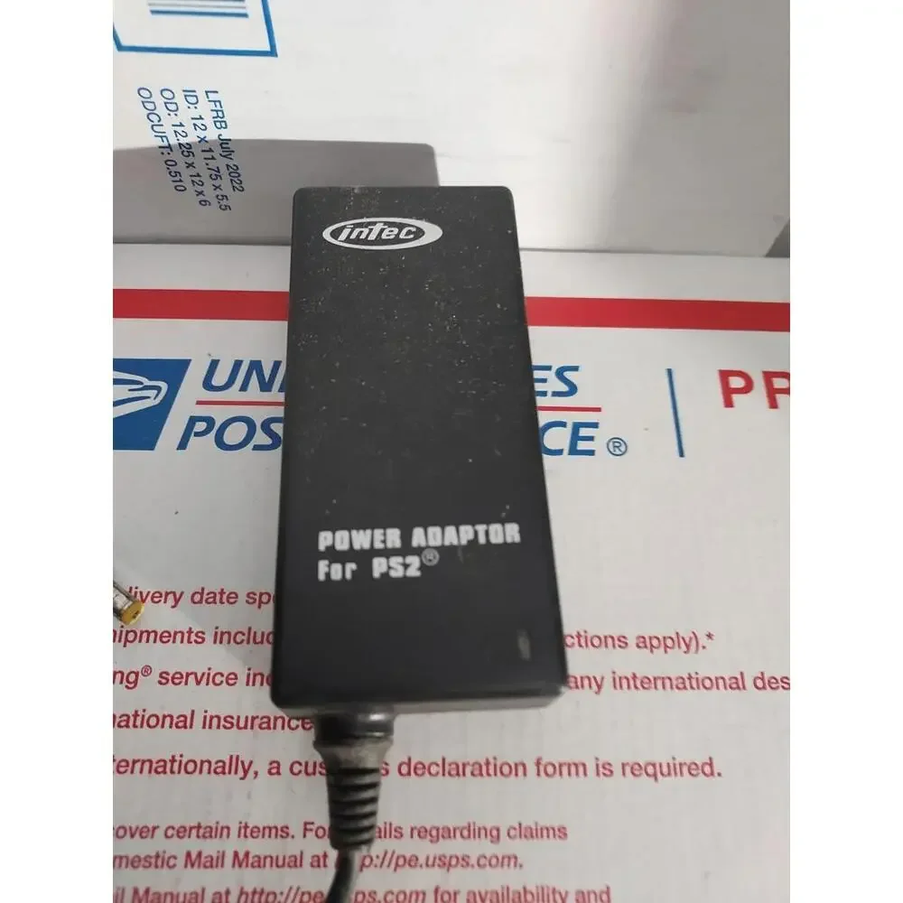 Intec Playstation PS2 AC Adapter Power Supply Block Only - T6#203